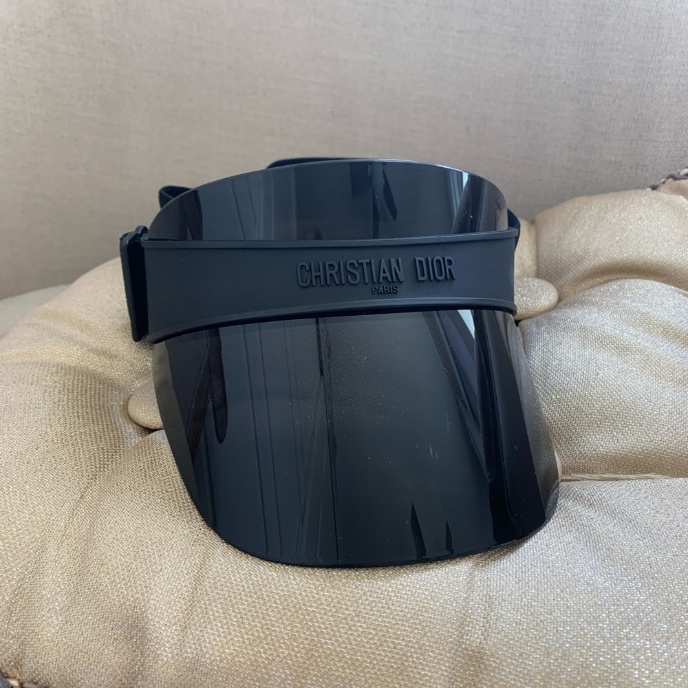Dior vinyl black visor